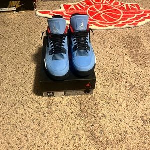 UA* Travis Scott Jordan 4 size 14 UA comes with original box worn once VNDS